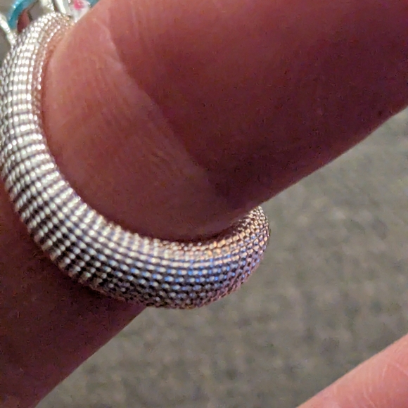 Silver Mermaid Ring with Blue Gemstone - Picture 4 of 10